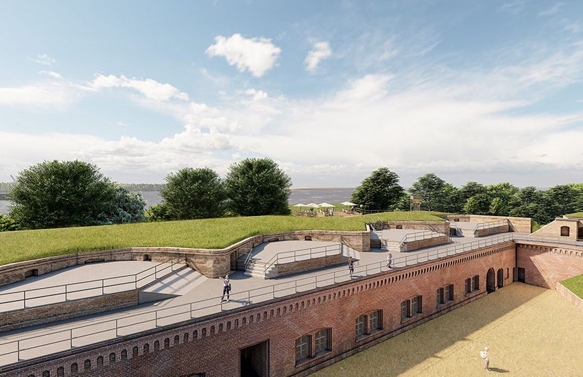 Festung Grauerort Sanierung historische Festung Grauerort 4
