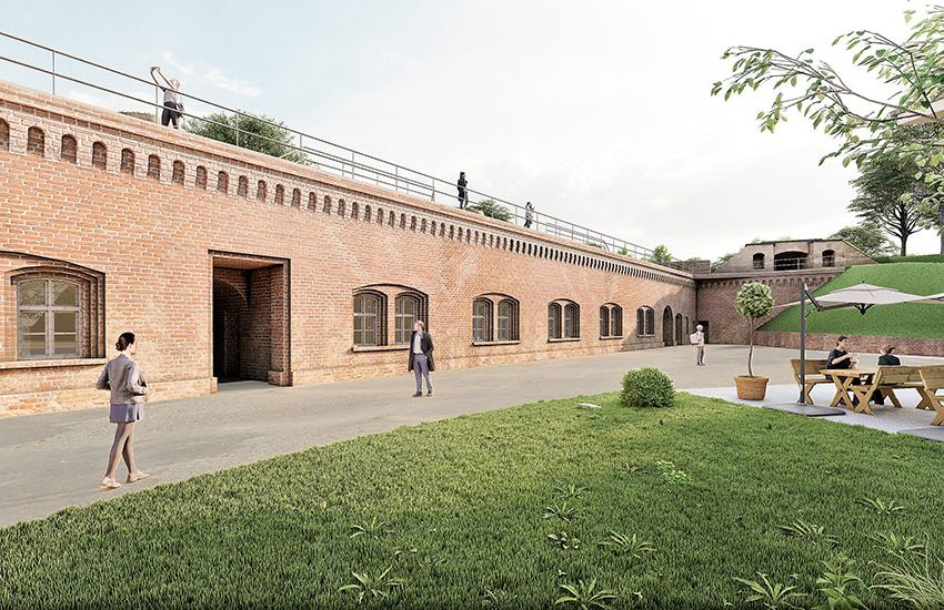 Festung Grauerort Sanierung historische Festung Grauerort 9